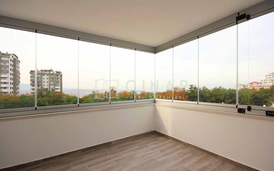 Katlanır Cam Balkon m2 Fiyatları - Çınar Kapı Sistemleri