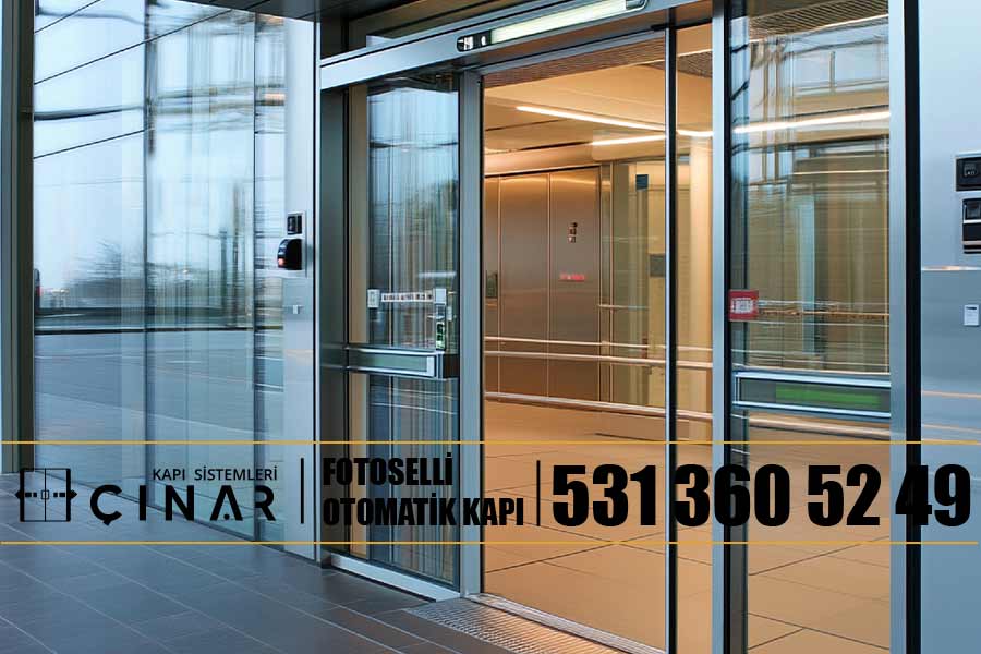 Tek ve Çift Kanatlı Fotoselli Kapılar - Çınar Kapı Sistemleri